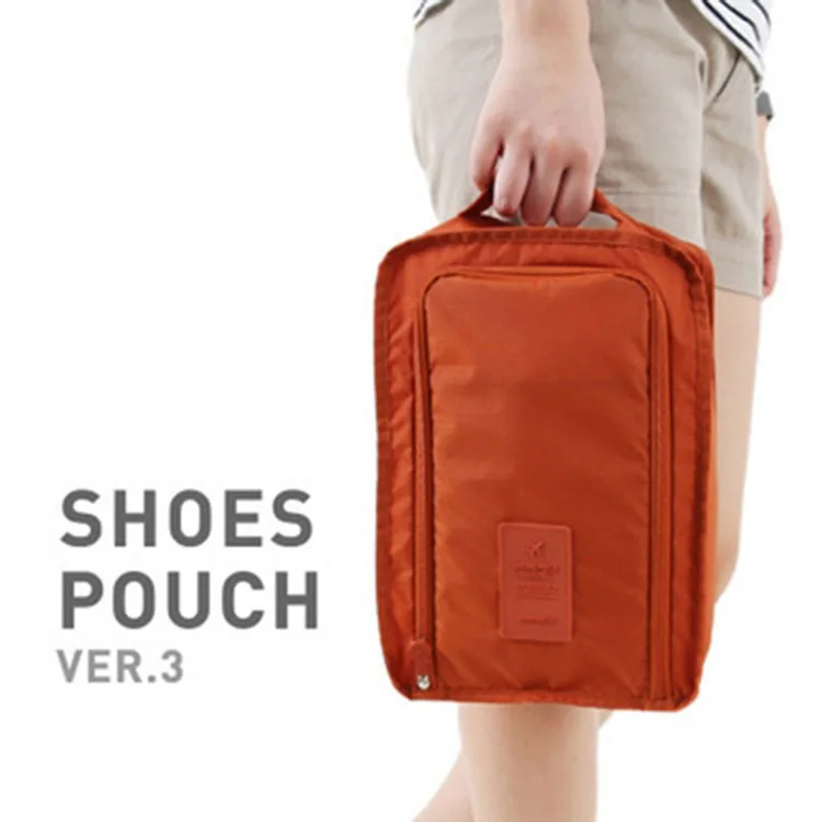 DS3961 Foldable Waterproof Shoe Puches Organizer Shoe Packing Cubes for Travel Essentials Sport Travel Shoe Bags with Handle