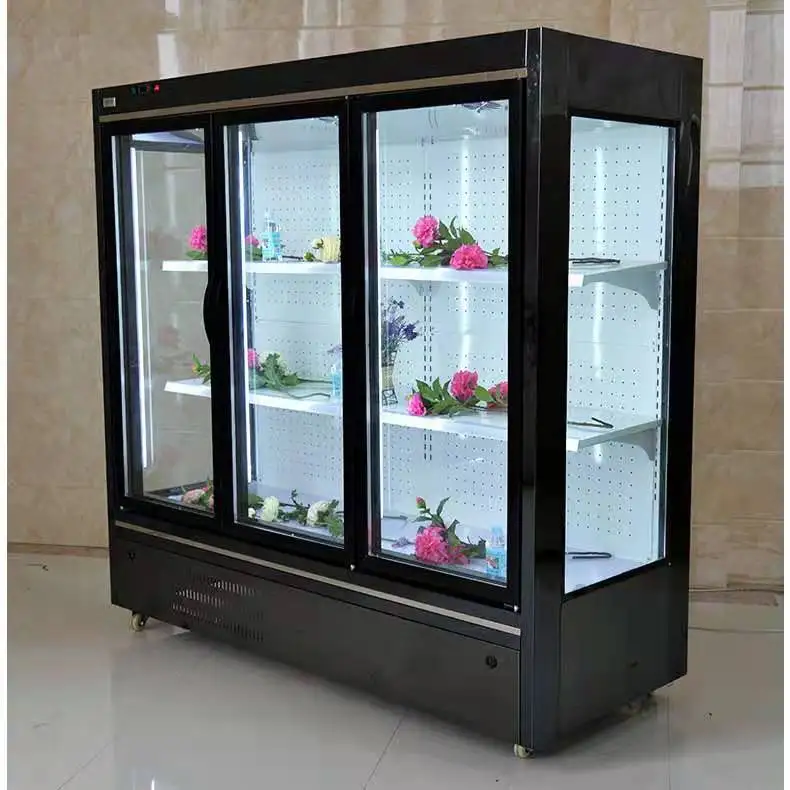 factory produces flower display fridges refrigerators-for-flowers
