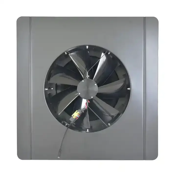 Wholesale 25W Solar Industrial Rechargeable Ventilation Fan Roof Attic Exhaust Vent Fan with Battery for Home DC Solar Panel Fan