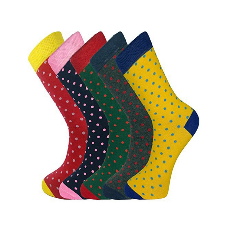 KTP-0866 polka dot socks for men