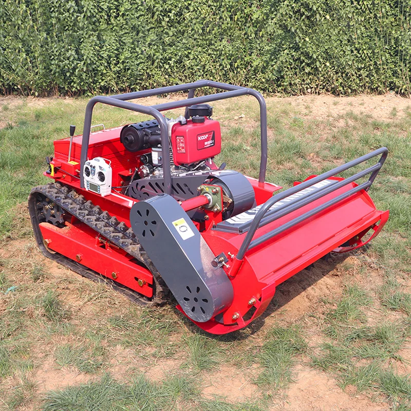 800mm 900mm 1000mm Diesel Flail Lawn Mower Zero Turn Crawler Lawn Mower Remote Control Intelligent Lawn Mower for Bushes