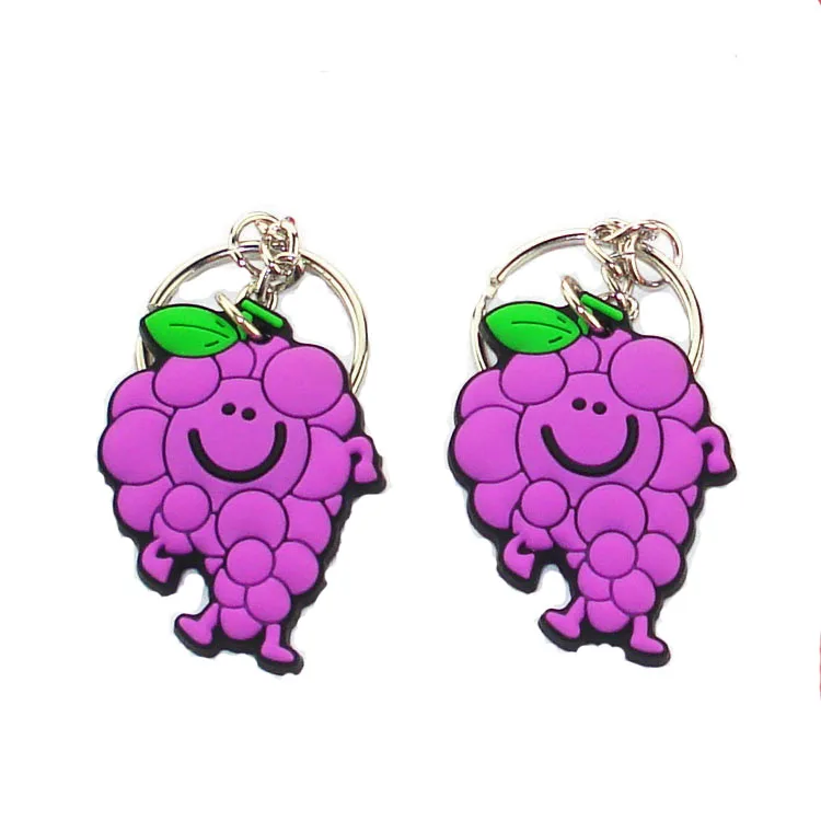 
Hot selling Eco-friendly soft PVC keychain with 3D animal design 