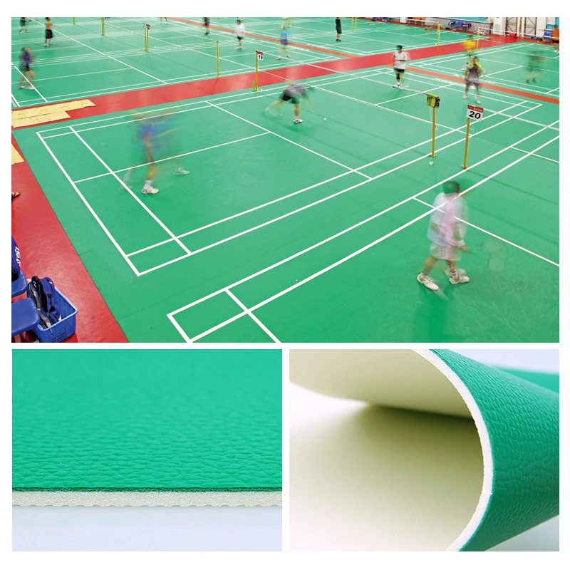 Indoor Basketball PVC Sports Flooring 6.0mm x 1.8m x 20m/Roll GYM Using PVC Vinyl Flooring