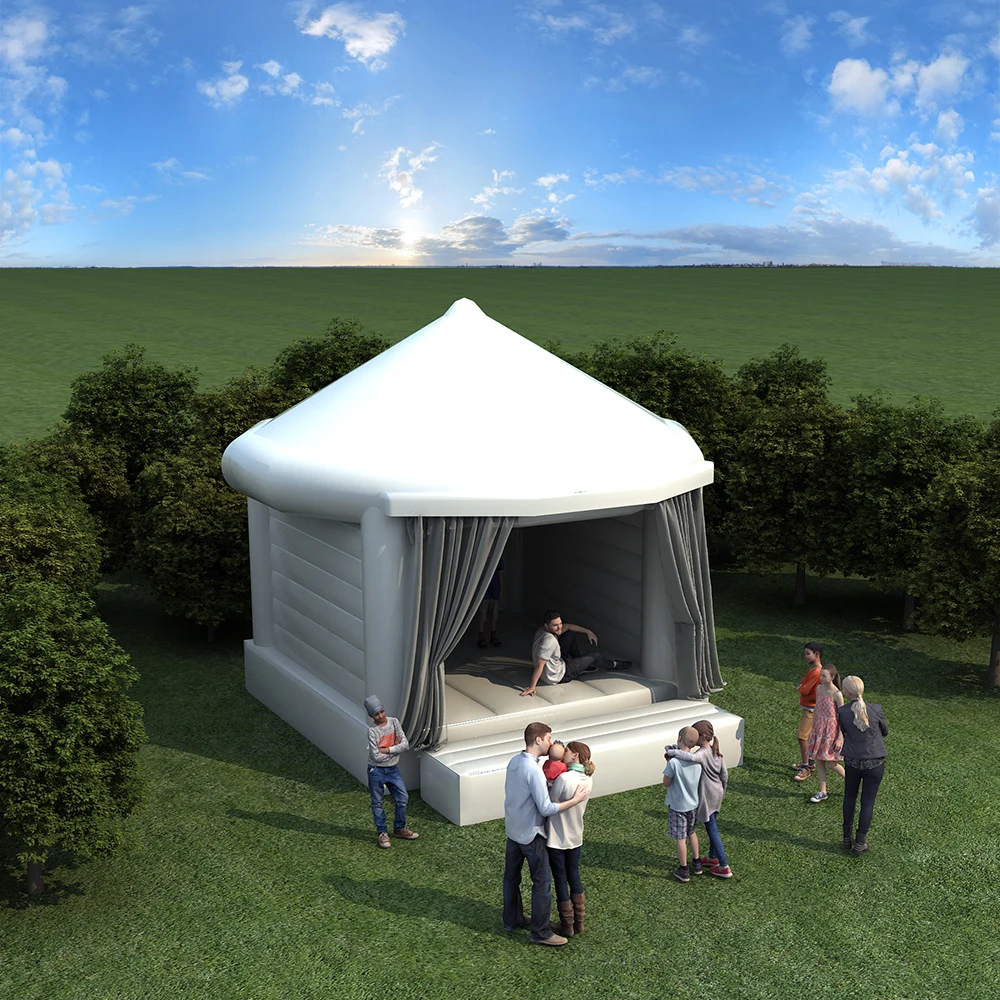 Large White Wedding Inflatables Bounce House For Party Inflatable Wedding Bouncy House Inflatable Jumper Wedding Bouncy Castle