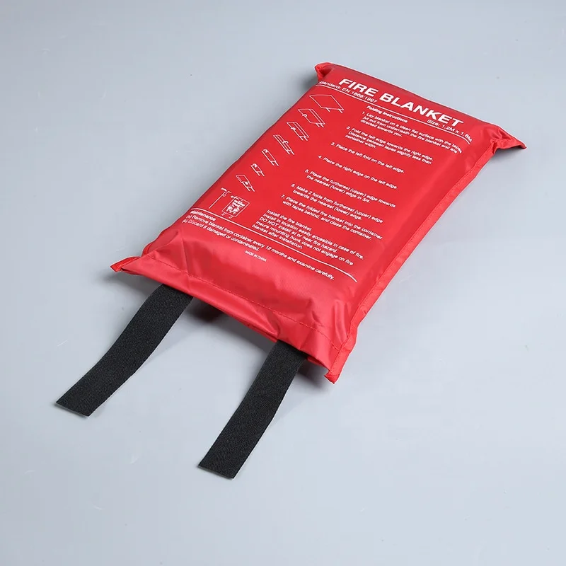 High temperature resistance 1.0*1.0m fiberglass fire blanket