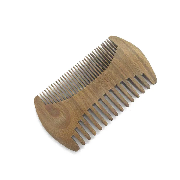 Natural Wood Hair Growth Massage Comb Pocket Sized & Anti-Static Real Wooden Hair Detangling Comb