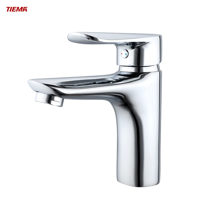 TIEMA whosale high quality brass chrome faucet bathroom basin mixer water taps