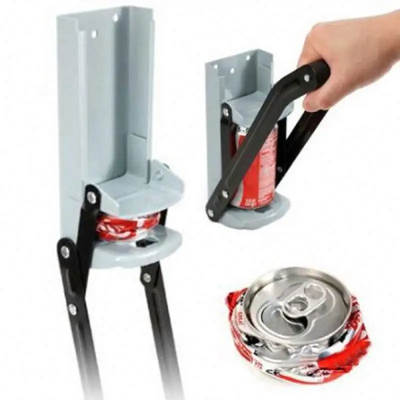 Can Crusher with Bottle Opener Hot sale 1Pcs Heavy uge 16oz Kitchen Tools Cans flattening Pressure tank High Quality!