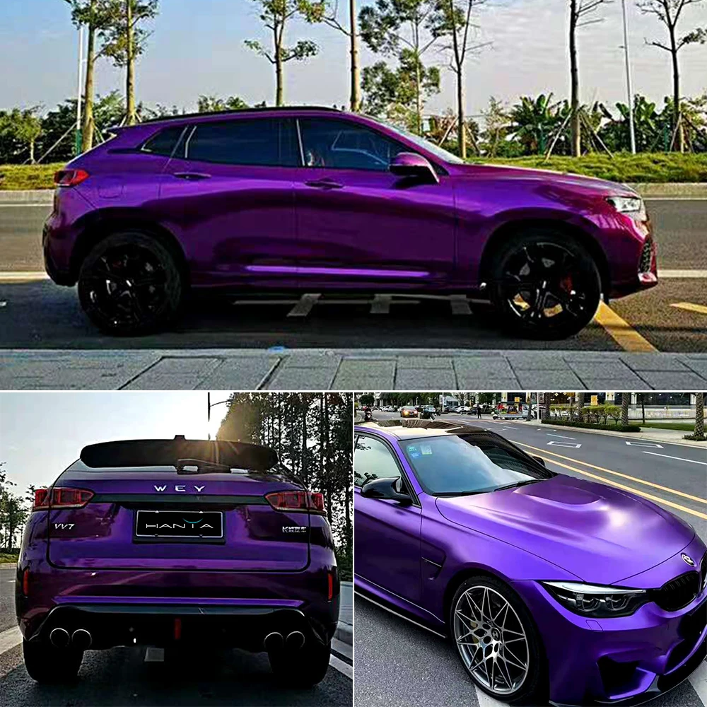 Protecting Car Paint Sticker Purple Color Changing Car Vinyl Wrap Film