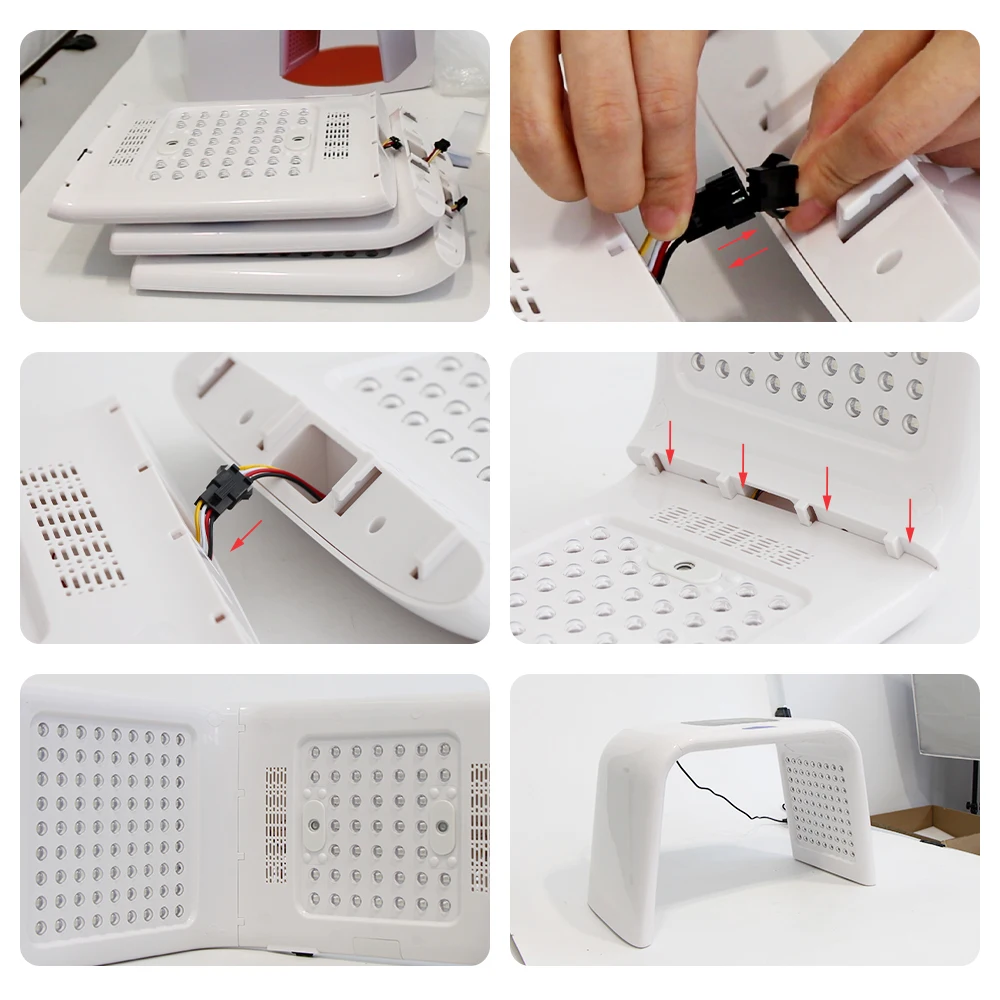 Portable NIR Phototherapy Light PDT Machine Red Light Therapy Targets Face Head Red Lamp  Near Infrared