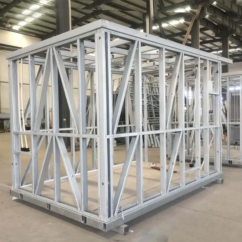 Deepblue Smarthouse  Cost-Effective Portable foldable house with bathroom light gauge steel framing modular home