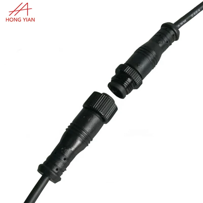 2 pin 3pin 4pin 5pin для светодиодные Открытый водонепроницаемый соединительный кабель с разъемом кабеля M12 M15 ip67 разъема солнечной