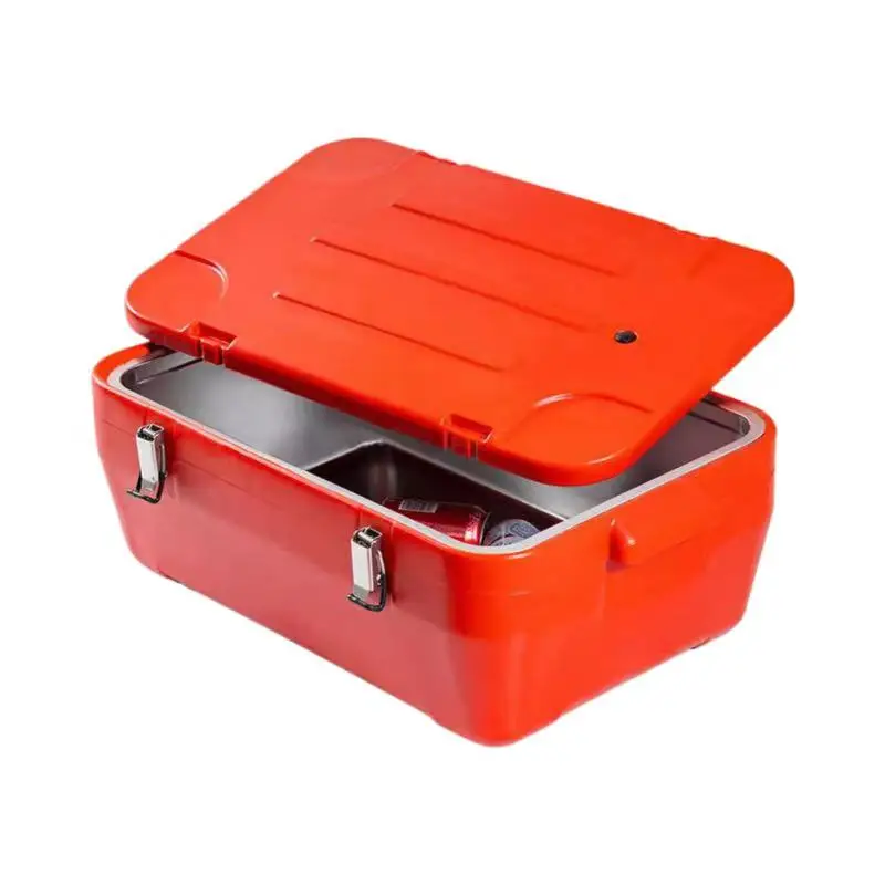 Kitchen Casseroles Ready Ship Stock Jumbo Square Ice Bucket 20L+23L+30L+40L Stainless Steel Storage Pot Set of 4