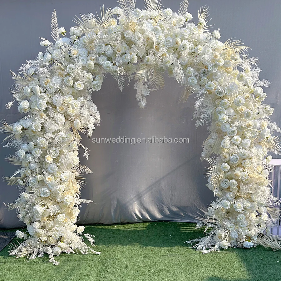 Sunwedding 3d Wedding Arch Artificial Flower Decoration Wedding Backdrop Floral Arch