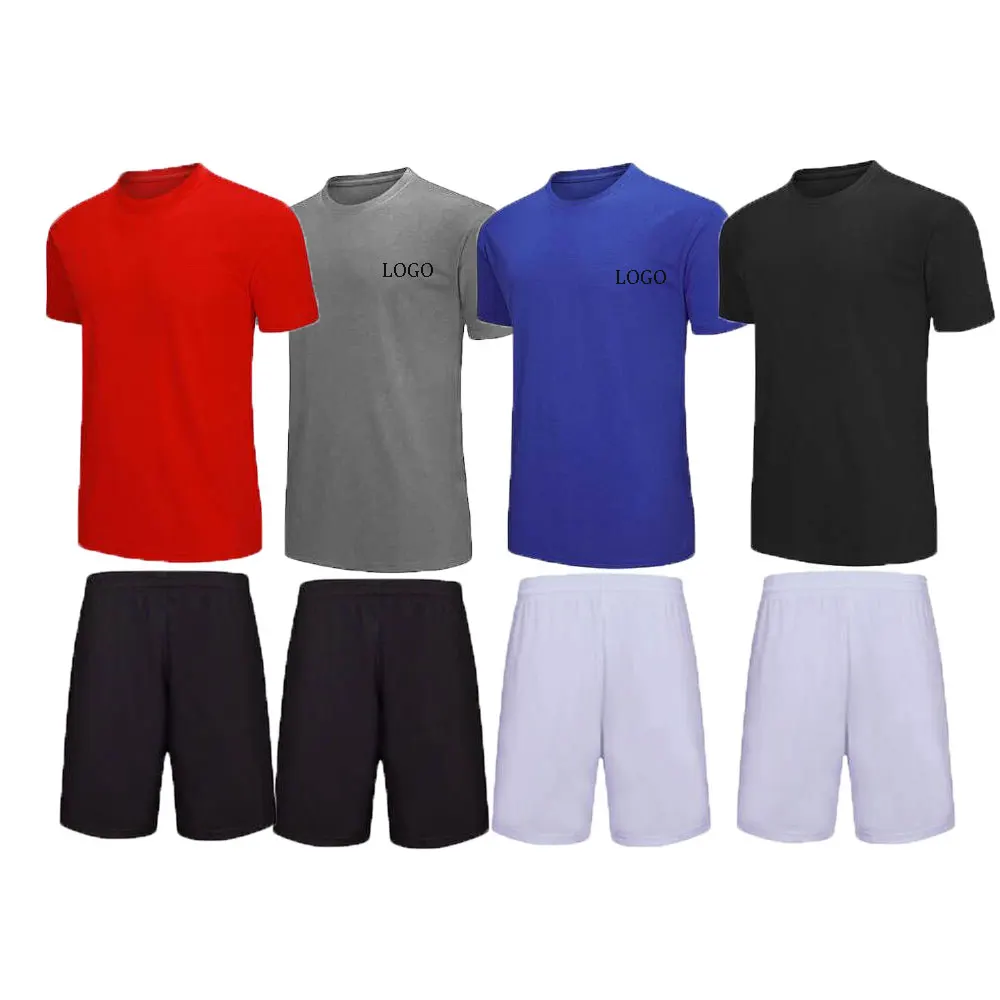 OEM Wholesale Blank Soccer Jersey White Custom Logo Cheap Football Jersey