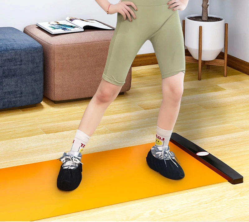 Yoga Sliding Mat Sports Fitness Glide Plate Skating Training Glide Mat For Ice Hockey Roller Skating Leg Exercise Accessories