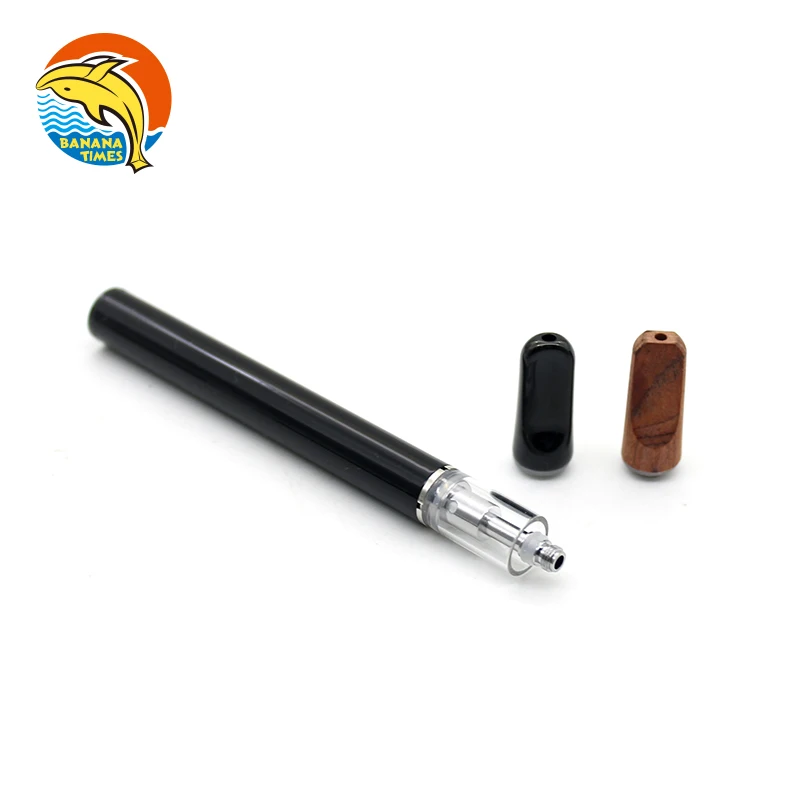 Deutsches hot sale 0.5ml 0.3ml empty cbd pen vaporizer O-8 ceramic/ wood tip CBD vap pen