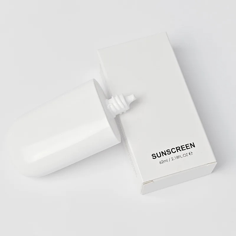 No white cast oem spf 50 face cream product makeup setting spray glow stick sunscreen