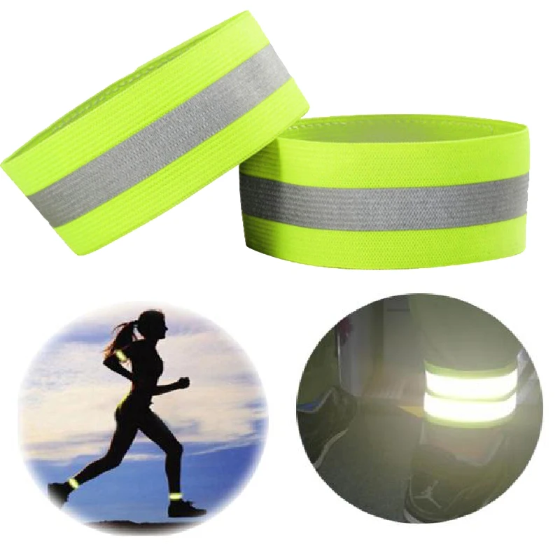 High Light Fluorescent Reflective band Soft Reflective Strip Elastic Band