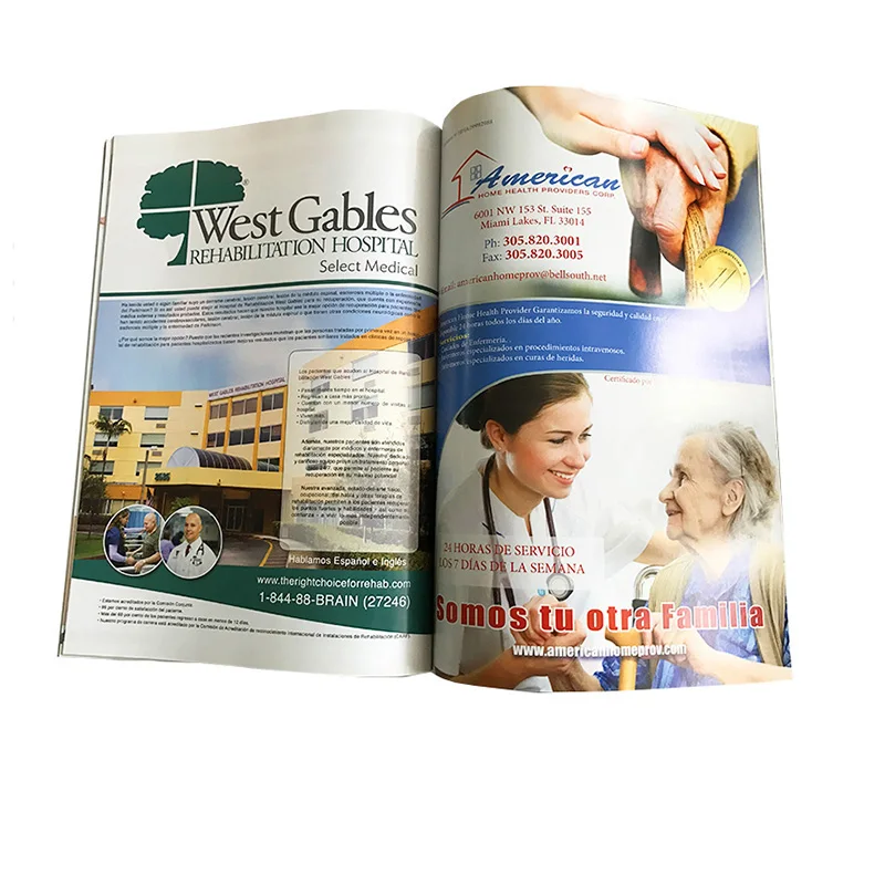 Manufacturer Print Glossy Paper a4 a5 magazine printing