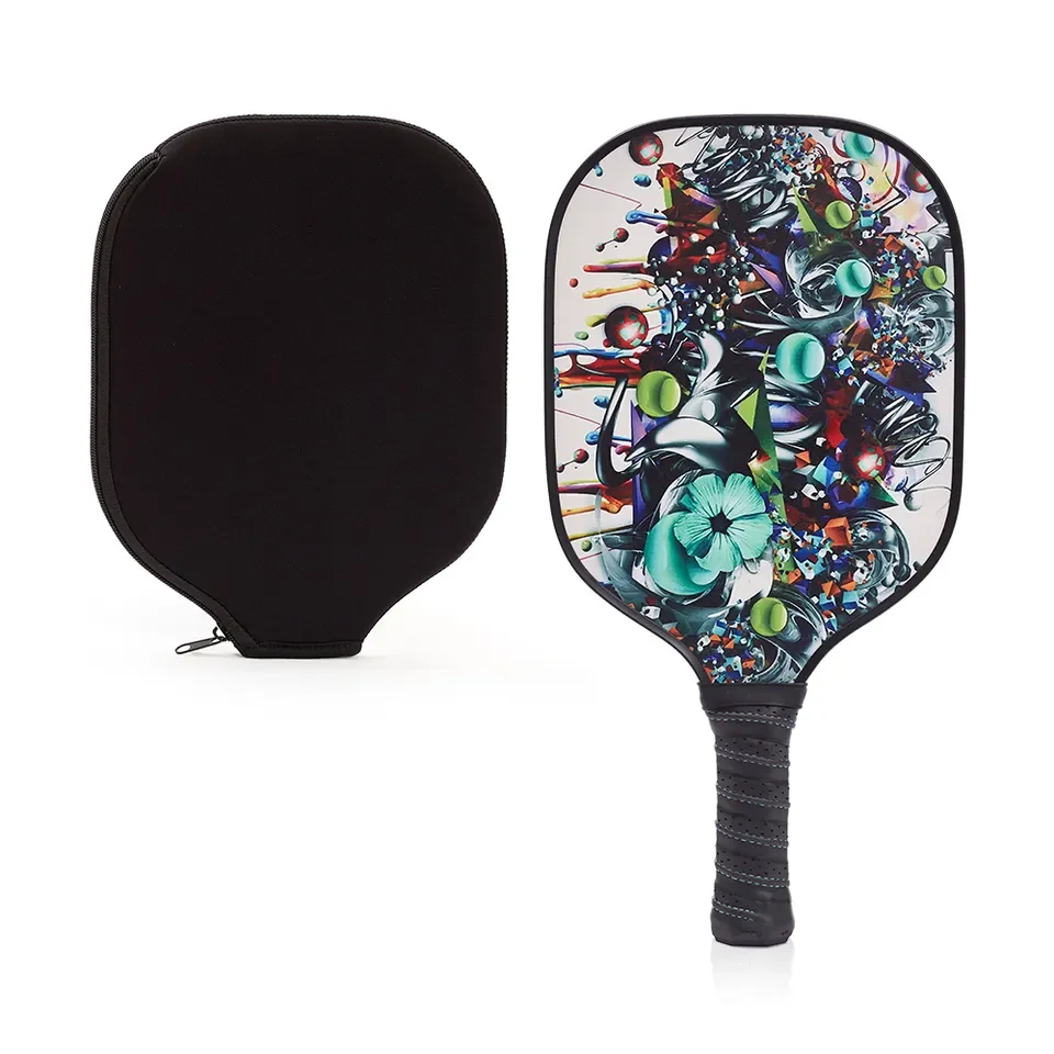 OEM Customized Pickleball Paddle The New colored carbon fiber pickleball paddles set
