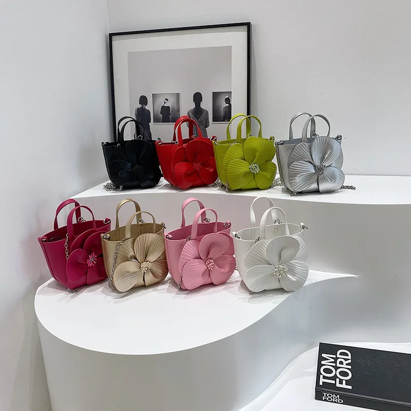 2024 New Women Flower Handbag Pu Leather Shoulder Crossbody Bag For Women NE1434