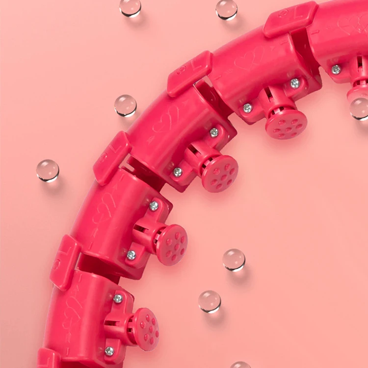 
Fitness Weight Loss Hoola Hoop Relif 24 Knots Abdomen Smart Hoola Hoop Circle Ring 