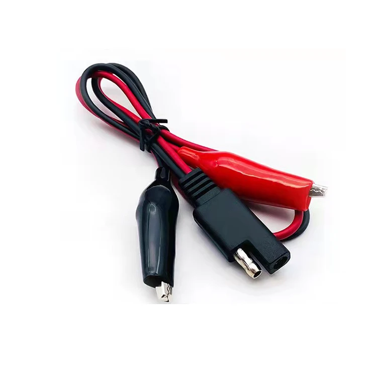 SAE Terminal to  Alligator Clips  Battery Cable Wire Harness