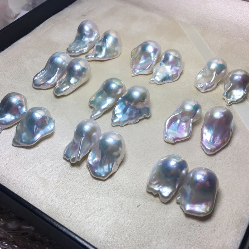 Wholesale Price 15mm large size Genuine Freshwater Baroque Pearl Loose irregular Baroque pearl for making jewelry