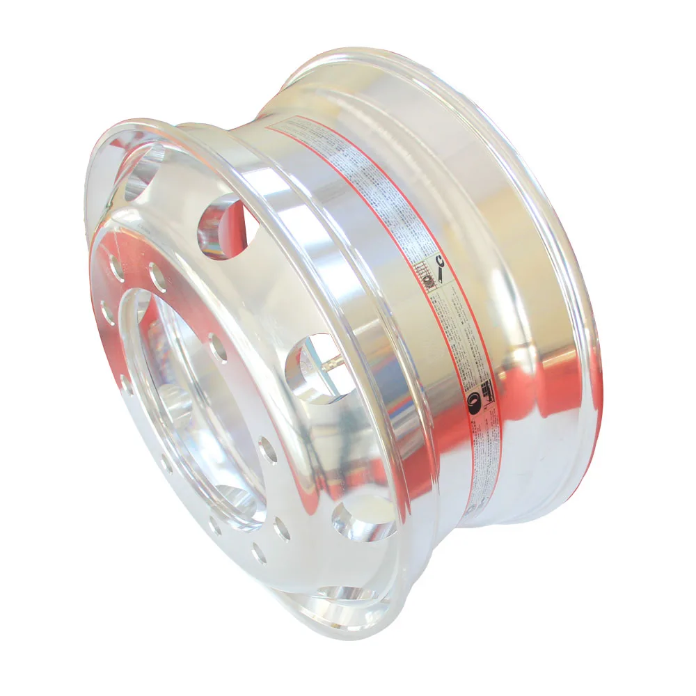 forged truck wheels aluminium rim 19.5*6.75 tubeless truck wheel rims for truck and trailer