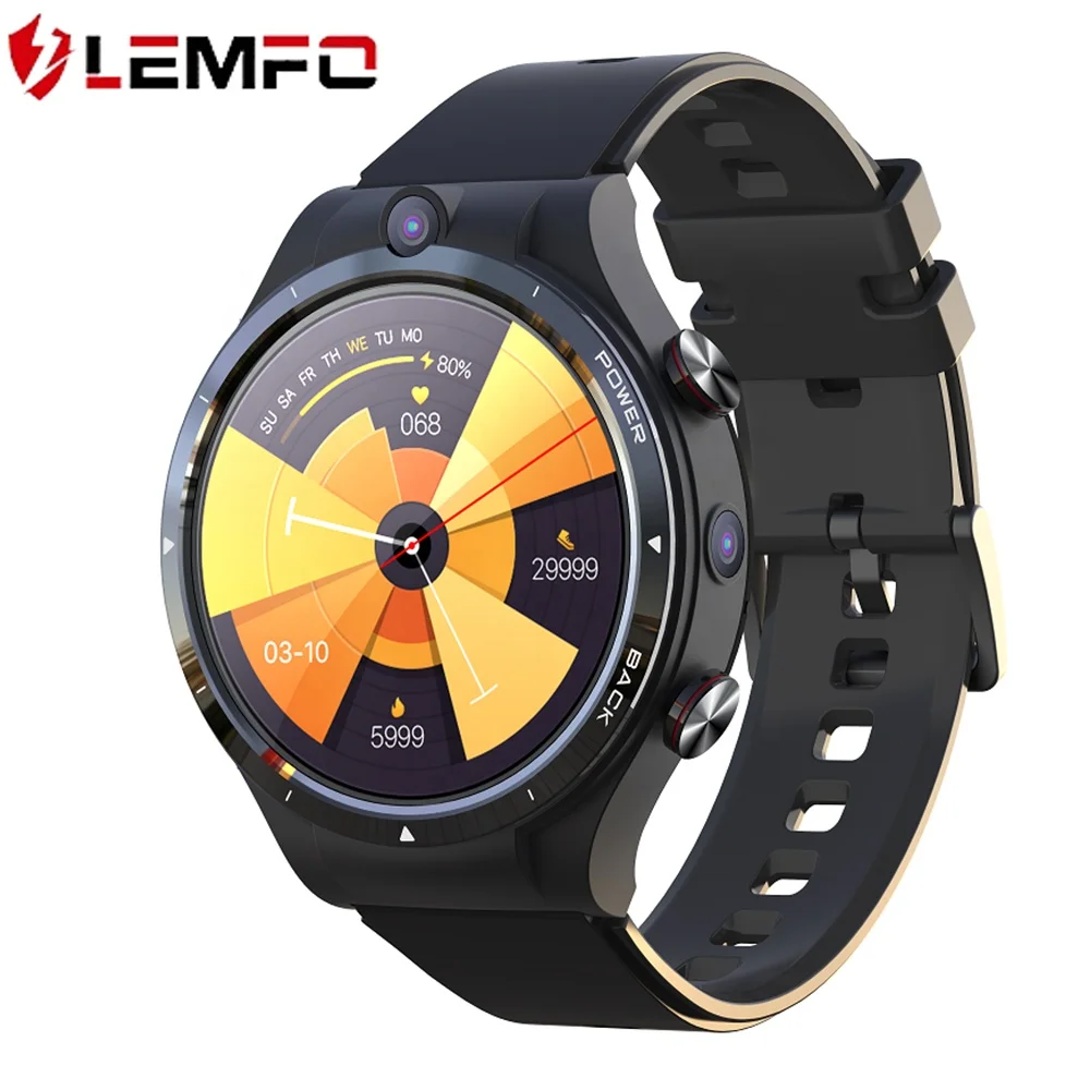 LEMFO NEW ARRIVAL LEM15 ANDROID 10.7 1.6inch 900mah Battery ram4G+rom128G SMART WATCH WITH POWER BANK