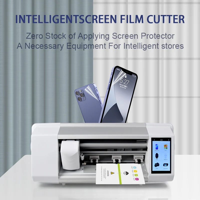 Factory Supplier High Quality Tpu Film Making Cutting Screens Back Cover Stickers Machine