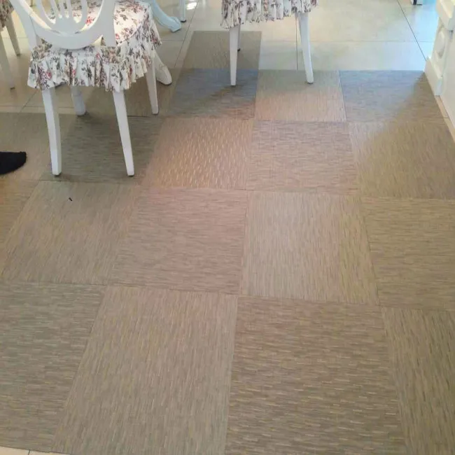 ZNZ Factory directly Bolon design carpet commerical tiles pvc plastic carpet roll china woven pvc flooring
