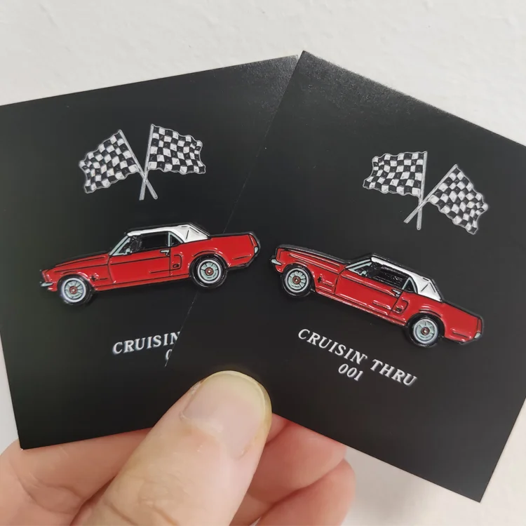 Truck car pin custom China lapel pin manufacturers soft enamel custom pins metal logo with backing card
