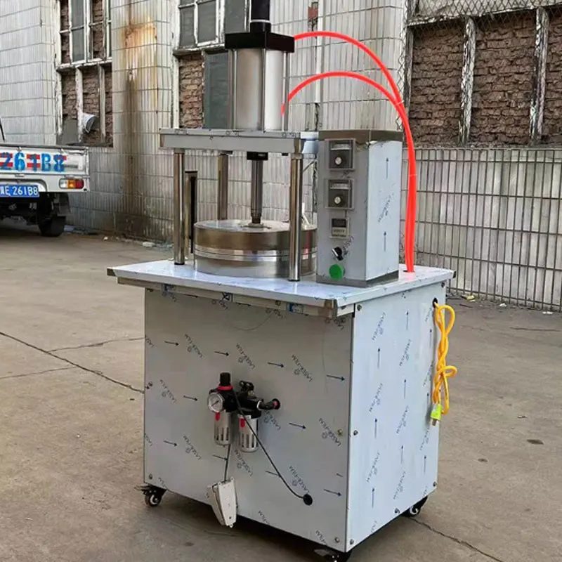 Automatic Hydraulic Chapati Maker Roasted Duck Pancake Making Machine