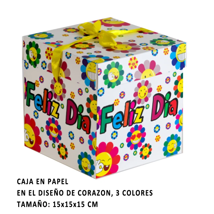 Wholesale of FELIZ birthday gift cake boxes, empty boxes with lids, candy and biscuit boxes