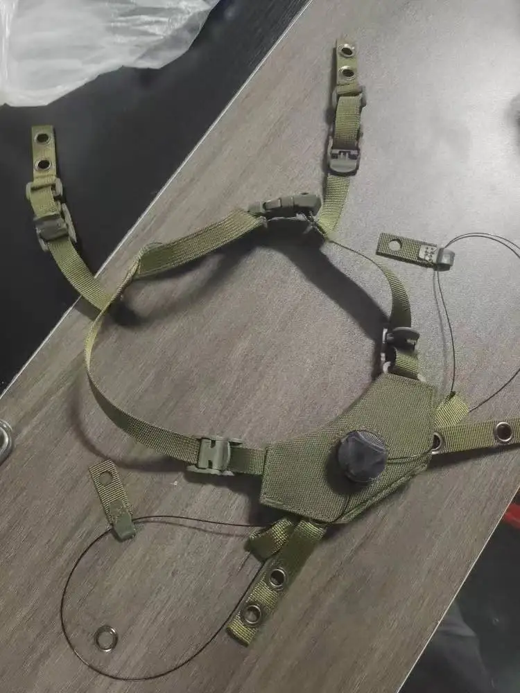 Manufacturer direct sales helmet liner five-piece set (twist buckle, 8-figure buckle, Japanese buckle, insert buckle, pull tail)