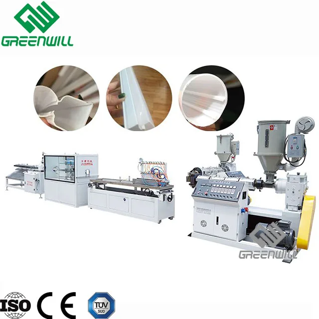 PC ABS PMMA plastic LED lamp shade production line/pc profile tube light making machines/extruder