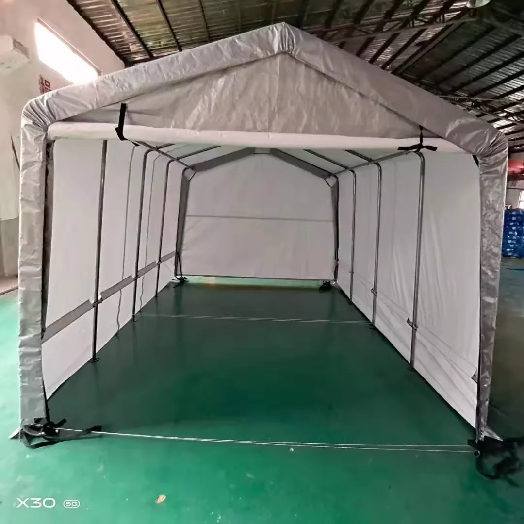 Linyi PE Tarpaulin Large Emergency Tent Lightweight Compact Rescue Shelter PE Foil Survival Tent for Camping Hiking Outdoor
