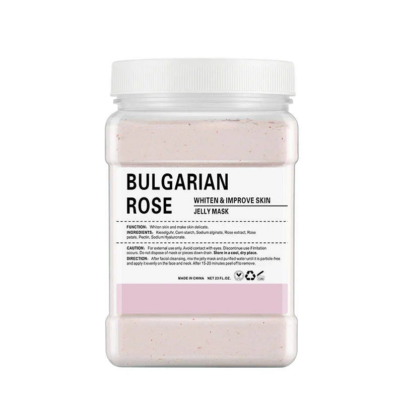 Belleza 650g порошок желе Смягчающая маска для ухода за кожей лица снимающая детоксикацию Осветляющий светящиеся активированный уголь hydrojelly Роза лепесток Порошковая