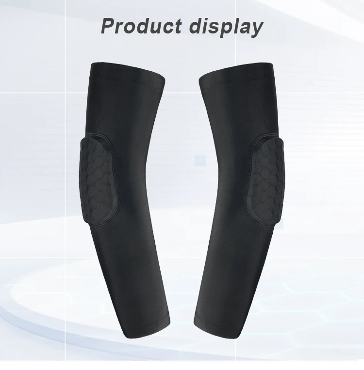 Arm Sleeves Compression Padded Elbow Arm Sleeves Protector for Youth Kids Adult