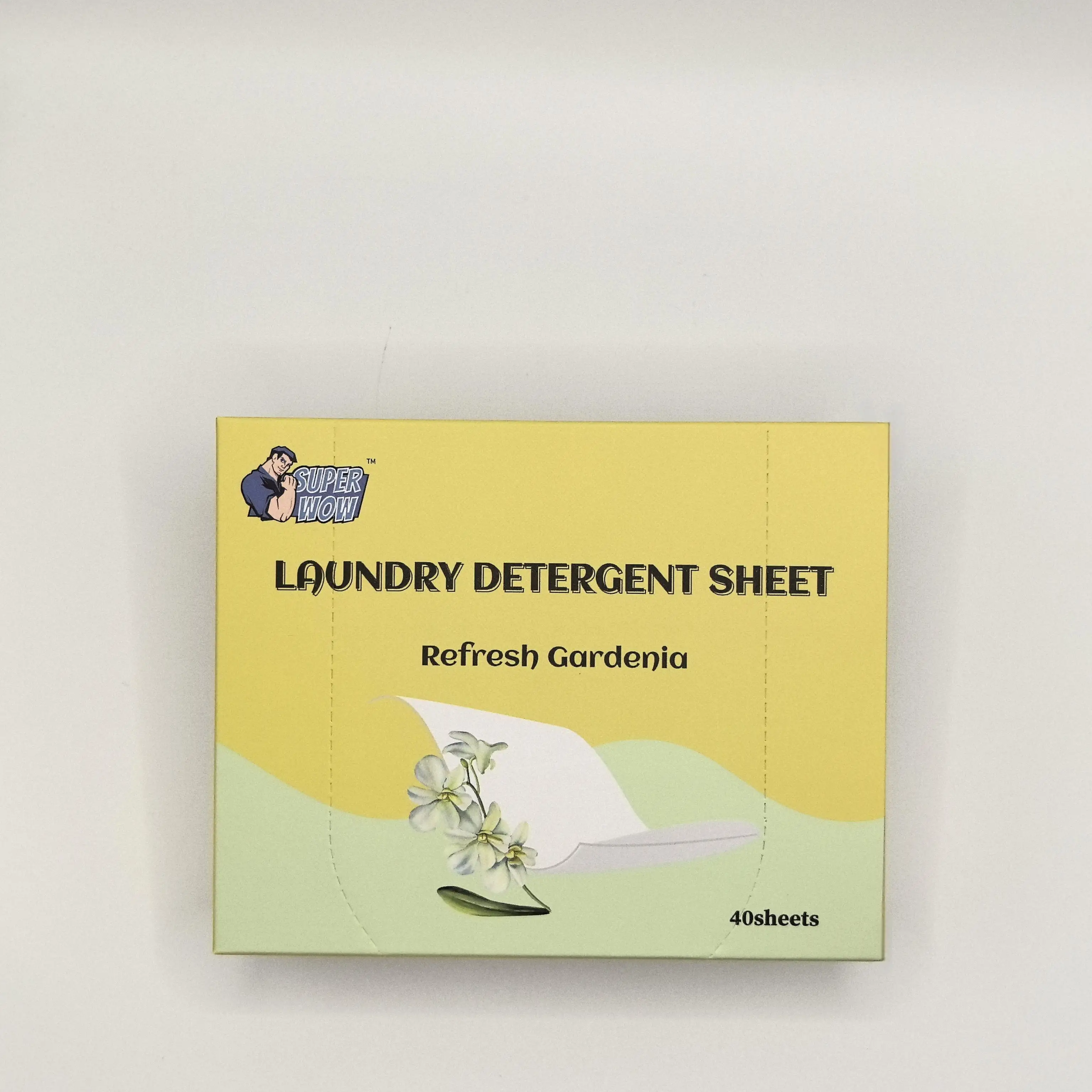 Natural Detergent Non Detergent Powder Plastic Free Biodegradable Laundry Detergent Sheet