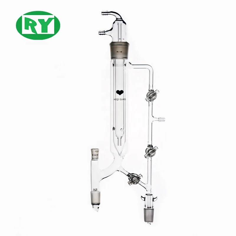 Lab  Glassware Distillation Apparatus Laboratory Equipment,Precision Distillation Column,Filling Type