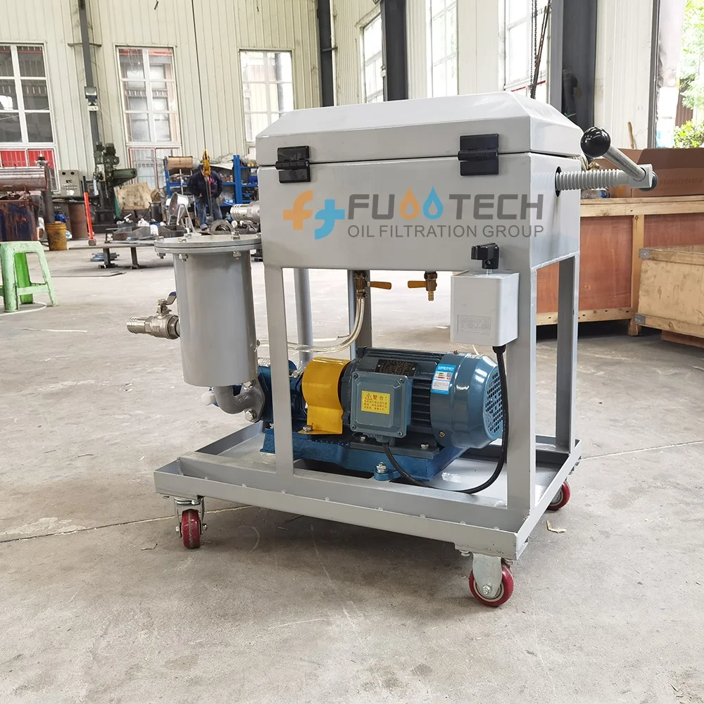 2024 Portable FuooTech PL Series Plate Frame Pressurized Type Oil Purifier Machine