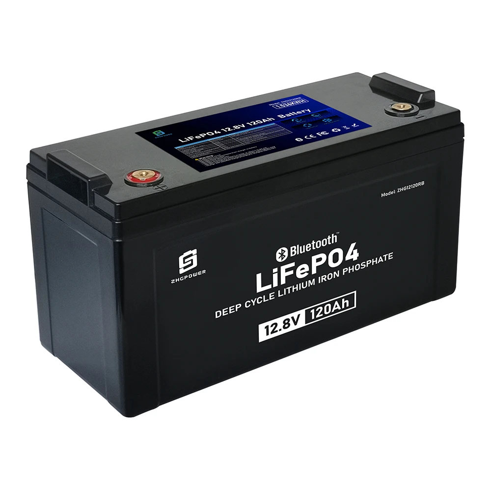 Lifepo4 5 Years Warranty 12V 24V 100Ah 120Ah Battery for RV Solar 12 Volt Lithium Battery