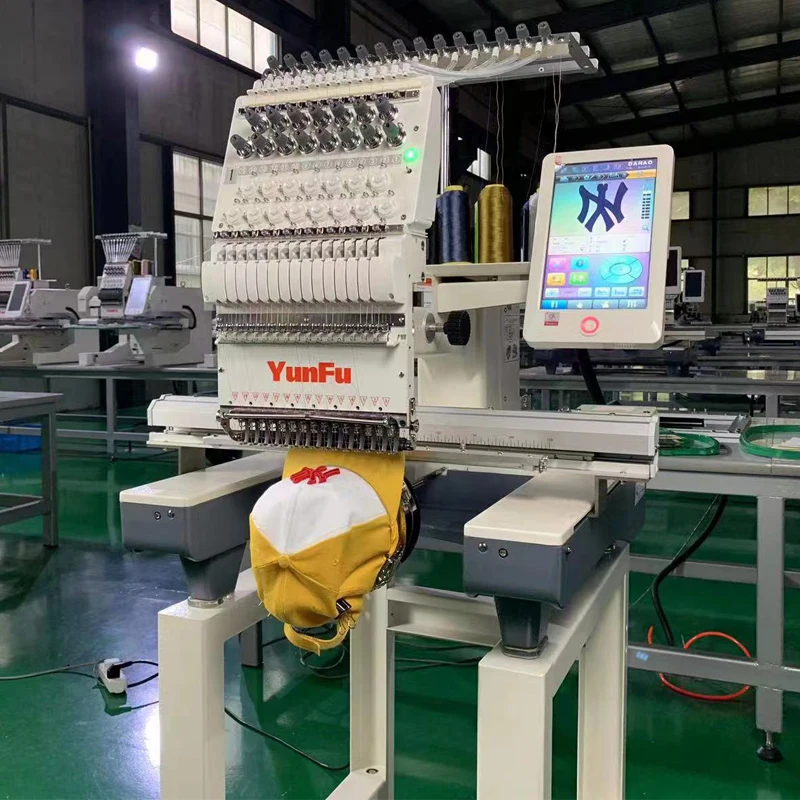 Doorstep Delivery For New Original YunFu 12-15 Needle Embroidery Machine