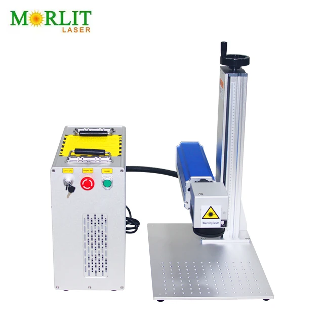 Portable 20w Fiber Laser Marking Machine  Max source 2.5D 3D 100 JPT engraving machine