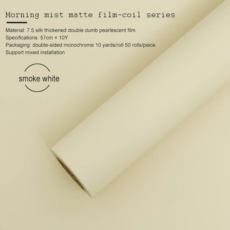 Wholesale Florist Parcel Printable Florist Wrap For Floral White Film Use Matte Flower Wrapping Paper