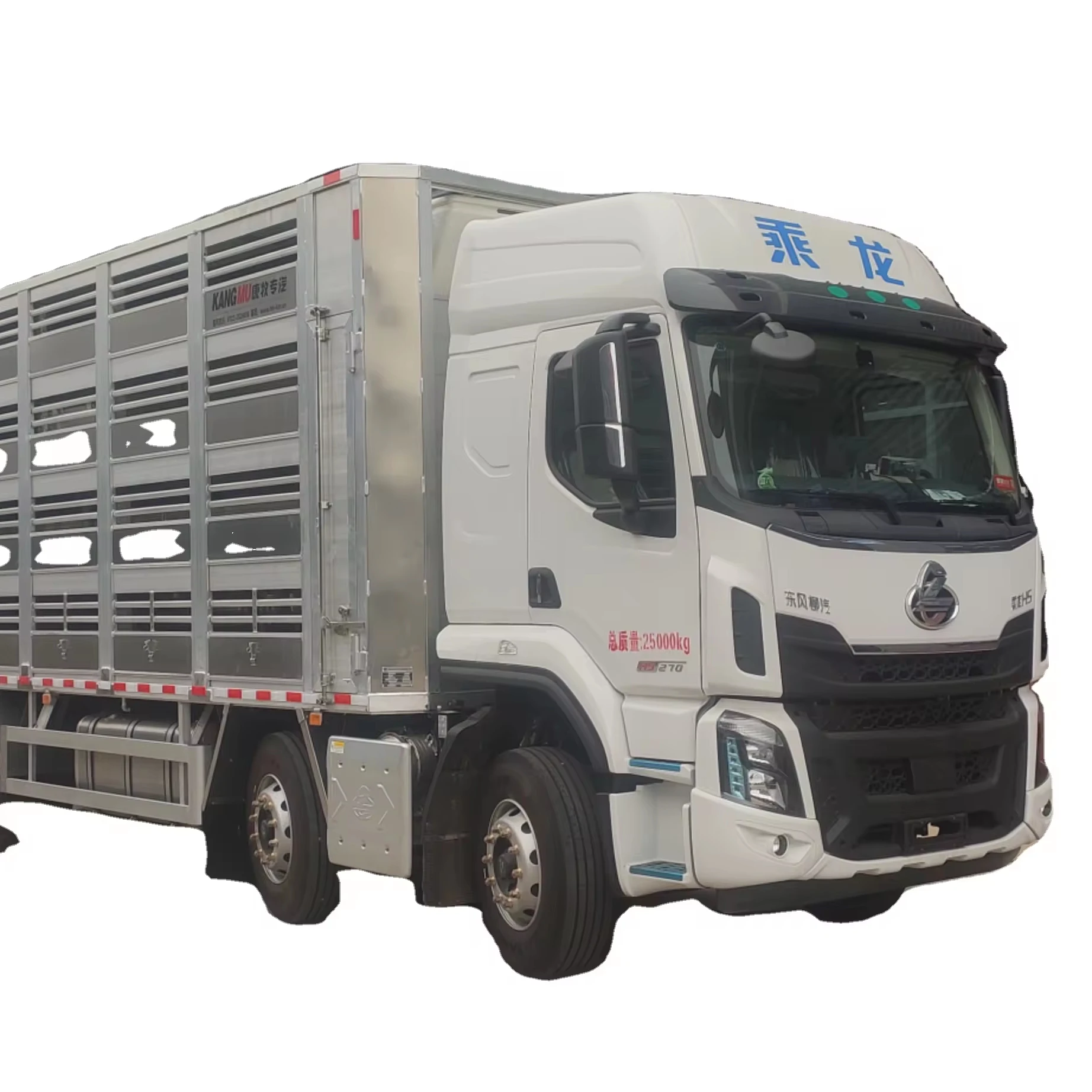 Dongfeng Liuqi небольшой трехосевой автомобиль для перевозки скота