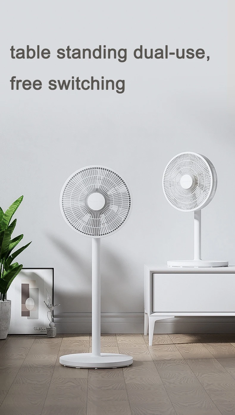 Modern 16 Inch Pedestal Ventilation Fan with Remote Control Solar-Powered for Household and Hotel Use Plastic Box Installation